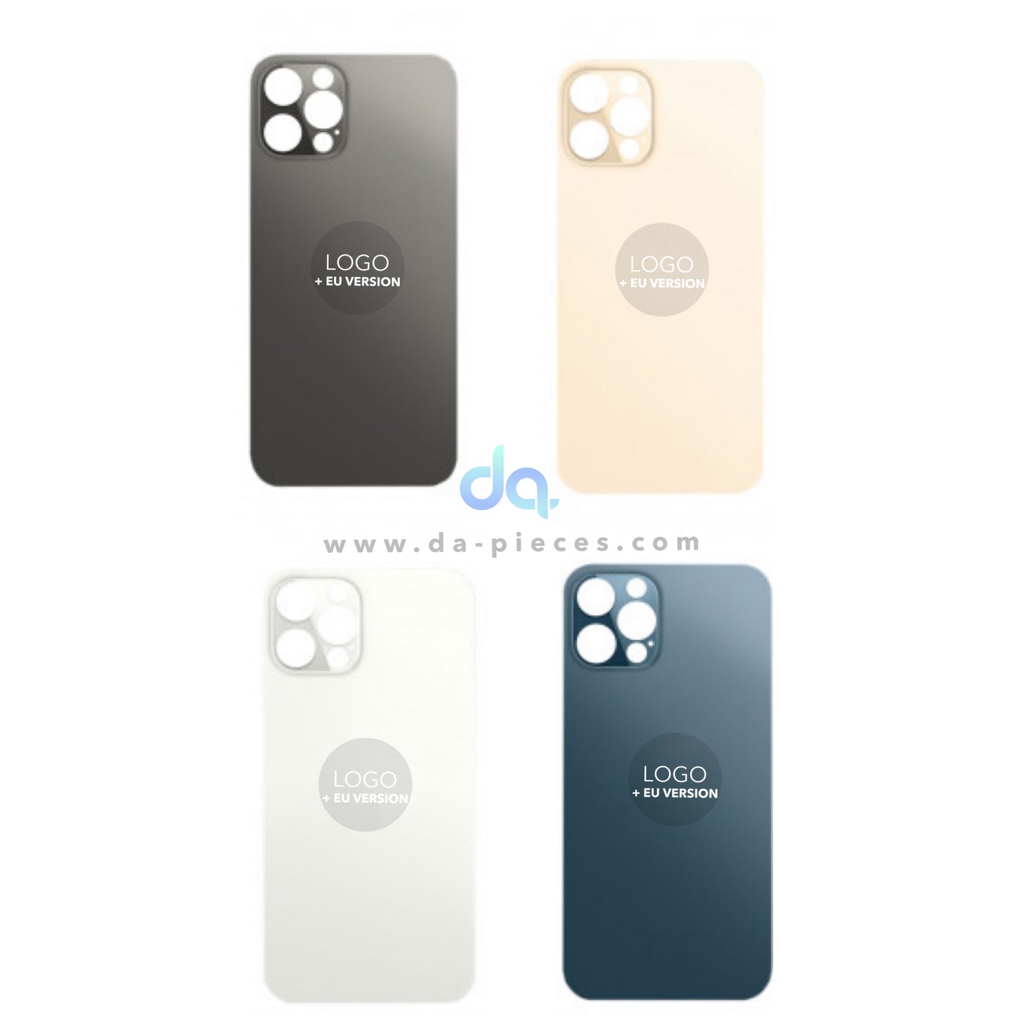 Vitre arrière grand trou iPhone 12 Pro Max
